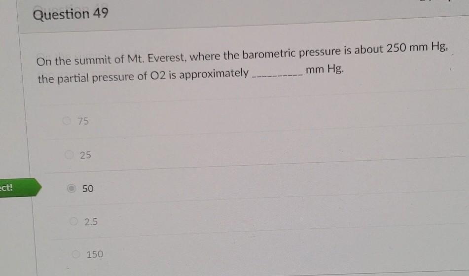 Solved what is the partial pressure of oxygen in a gas chegg