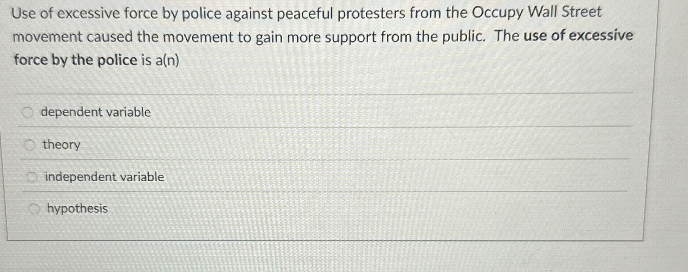 Solved Use of excessive force by police against peaceful | Chegg.com
