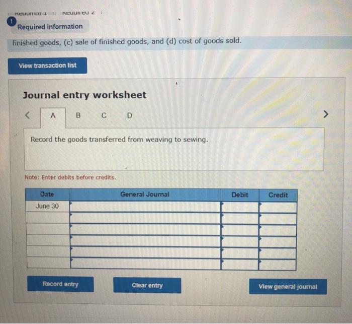 Solved 2 1. Compute the (a) cost of products transferred
