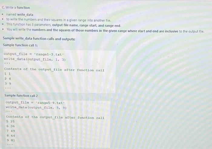 Solved A. Write a function named count target that has two | Chegg.com