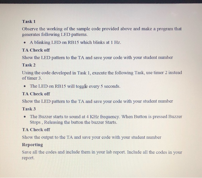 Task 2 Using the code developed in Task 1, execute | Chegg.com