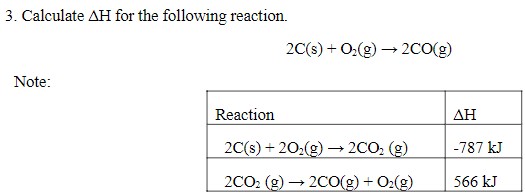 Solved Calculate ΔH ﻿for the following | Chegg.com