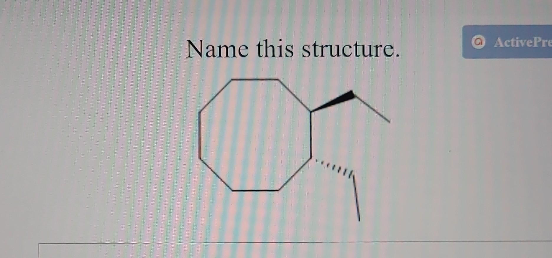 Solved Name This Structure. | Chegg.com