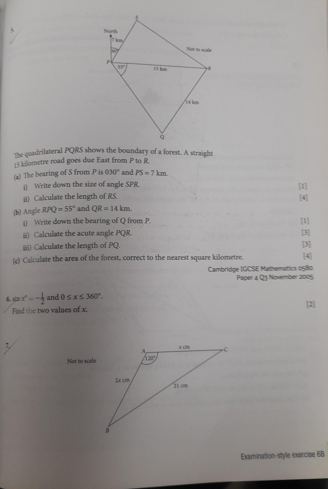 Solved The Quadrilateral PQRS Shows The Boundary Of A | Chegg.com