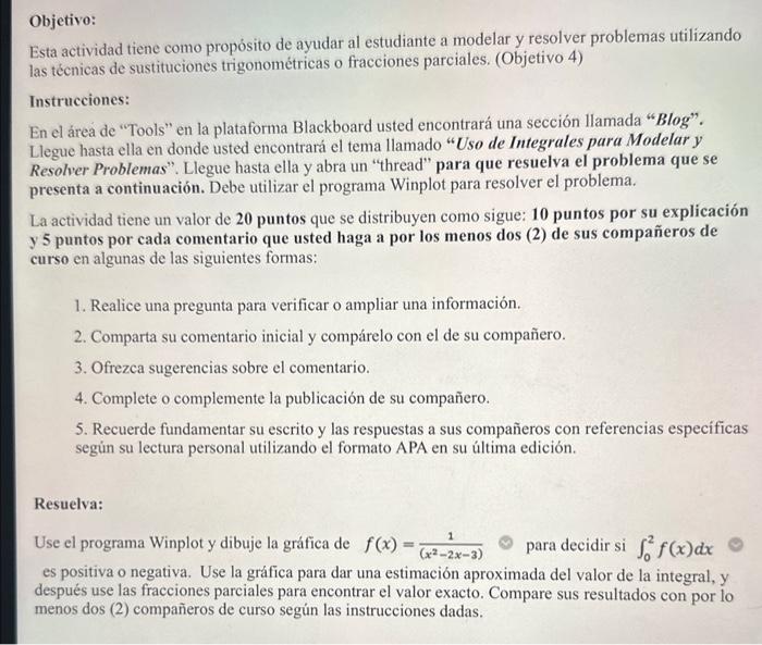 Esta actividad tiene como propósito de ayudar al estudiante a modelar y resolver problemas utilizando las técnicas de sustitu