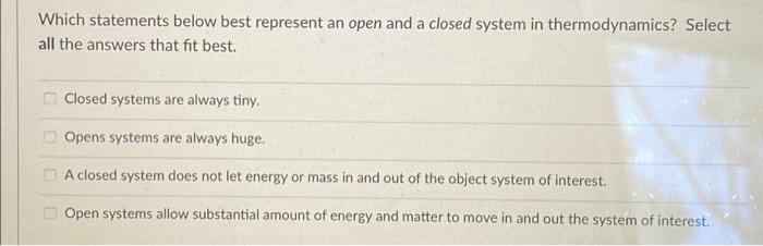 Solved In an isolated system, the total amount of energy is | Chegg.com