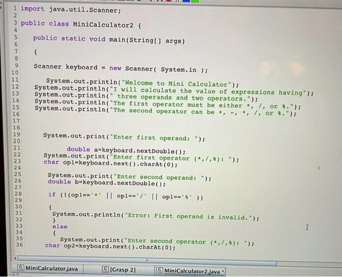 Solved i need help as to why my java program will not run. | Chegg.com