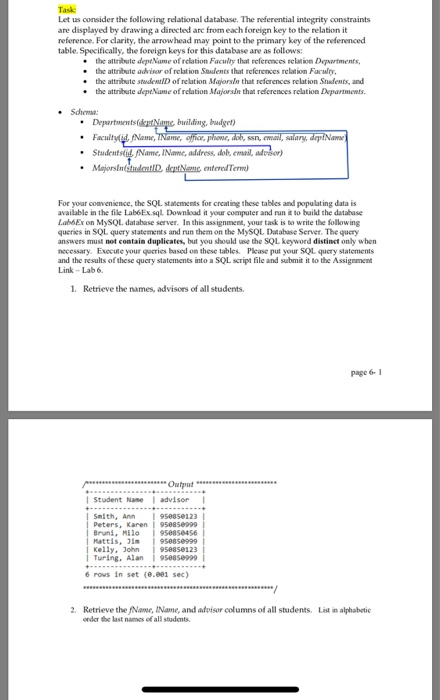 Solved Let us consider the following relational database. | Chegg.com