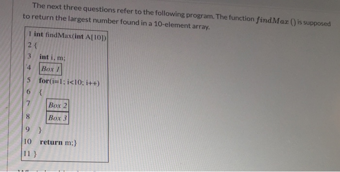 Solved The next three questions refer to the following | Chegg.com