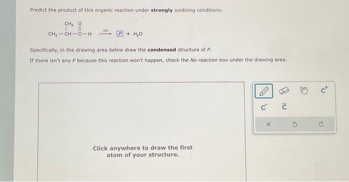 Solved Predict The Product Of This Organic Reaction Under | Chegg.com