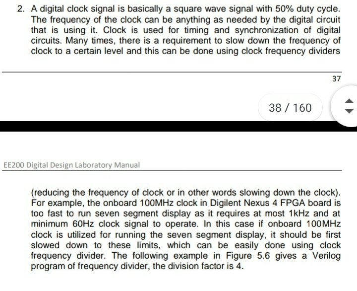 Solved 2. A digital clock signal is basically a square wave