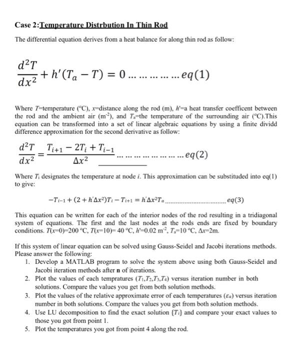 Solved (Numerical analysis)PLEASE I need solve this using | Chegg.com