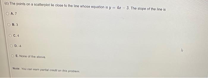 Solved (1 point) For each problem, select the best response. | Chegg.com