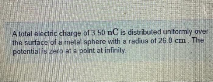 Solved Find the value of the potential at 26.0 cm from the | Chegg.com