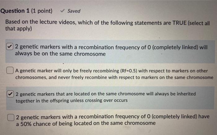Question 1 1 Point Saved Based On The Lecture 
