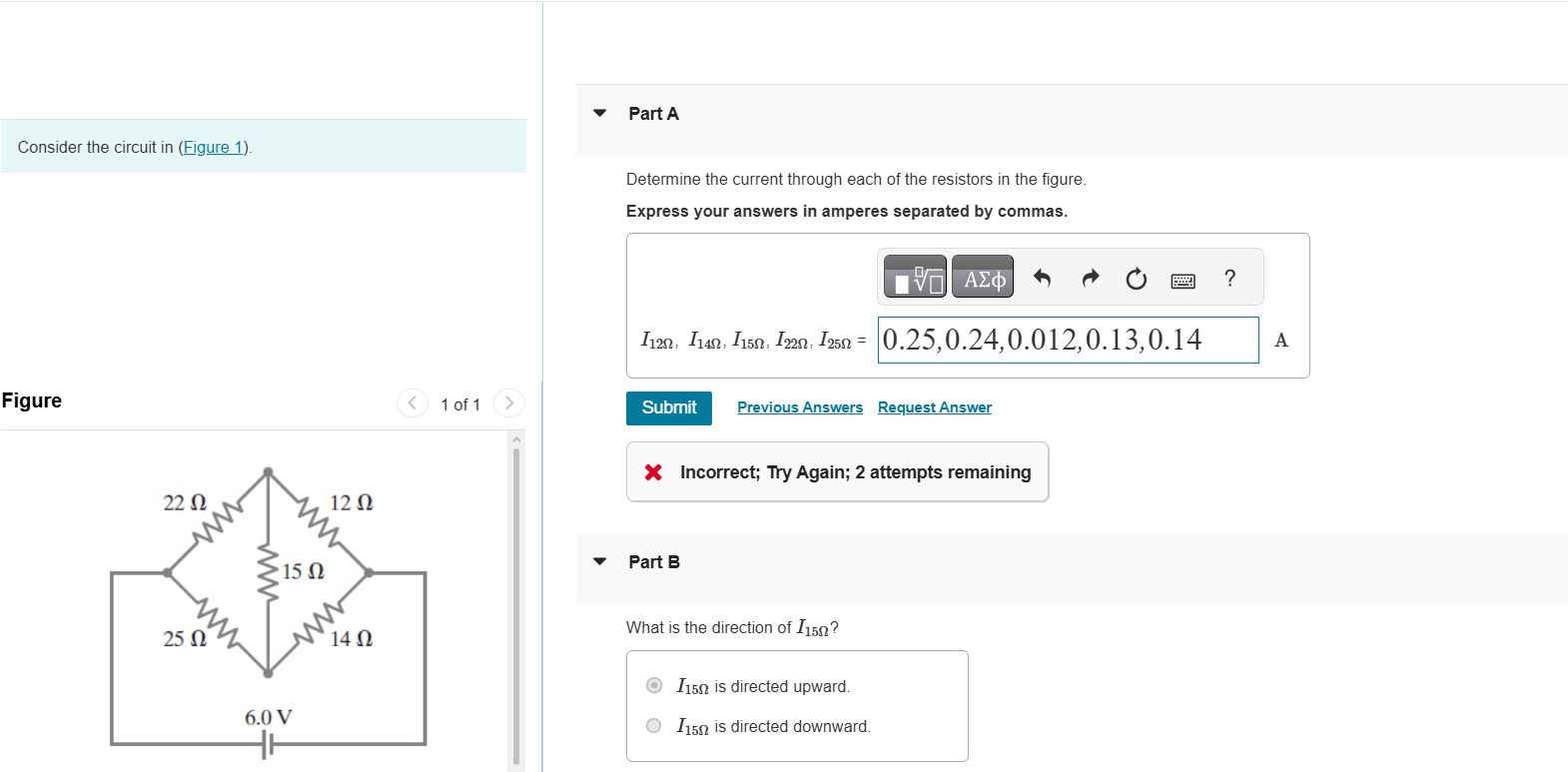 Solved Consider the circuit in (Figure 1).FigurePart | Chegg.com
