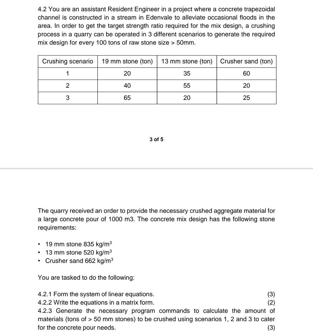 solved-4-2-you-are-an-assistant-resident-engineer-in-a-chegg