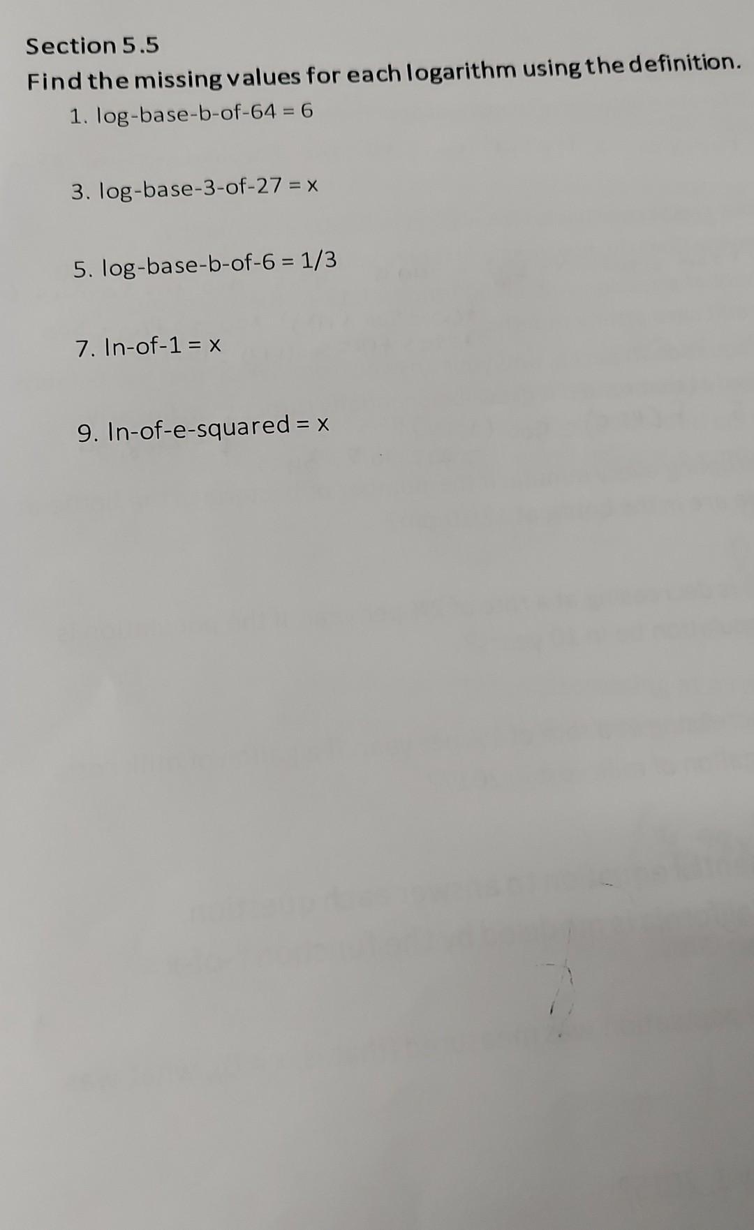 solved-section-5-5-find-the-missing-values-for-each-chegg