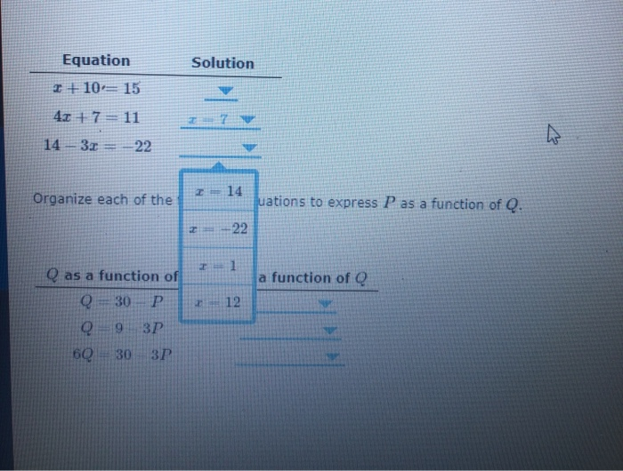 Solved Solve Each Of The Following Equations For Z. Equation | Chegg.com