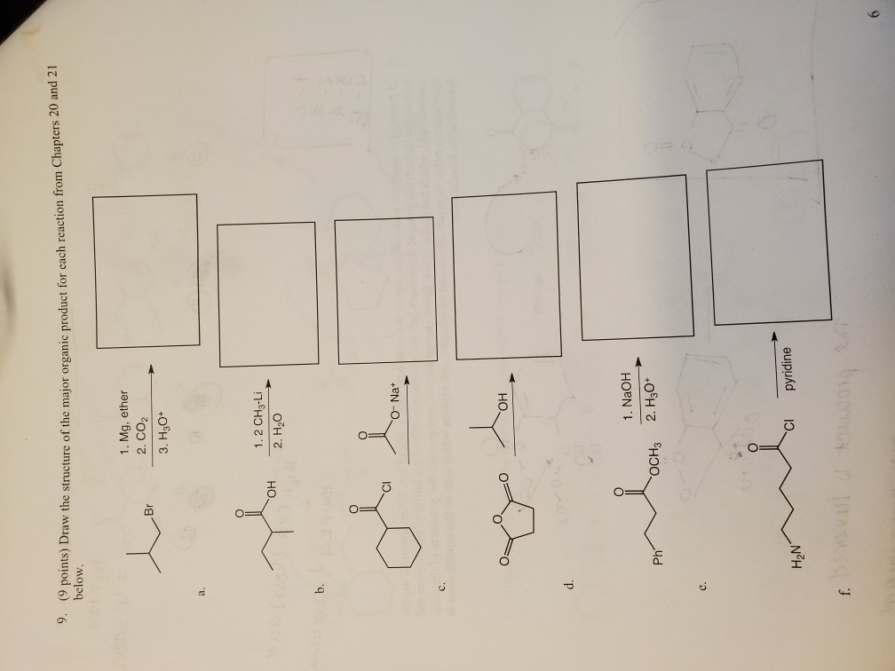 Solved draw the structure of the major product for each | Chegg.com