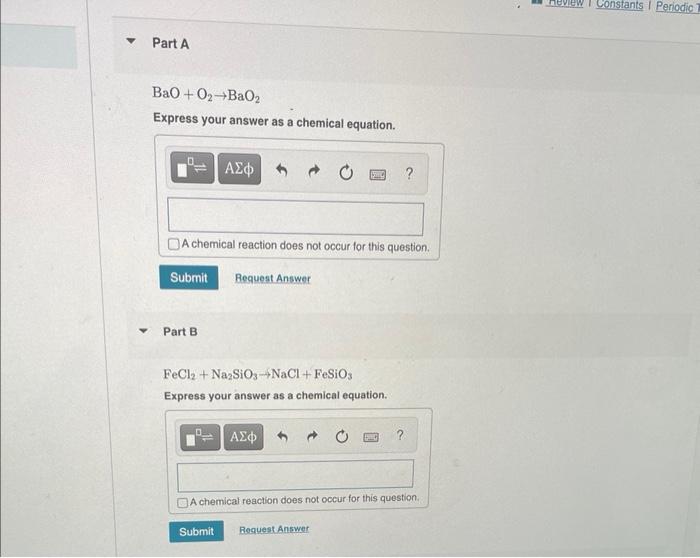 Solved BaO+O2→BaO2 Express your answer as a chemical | Chegg.com