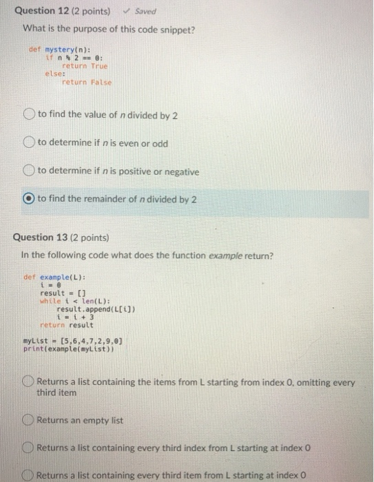Solved Question 10 (2 points) Saved You are writing a | Chegg.com