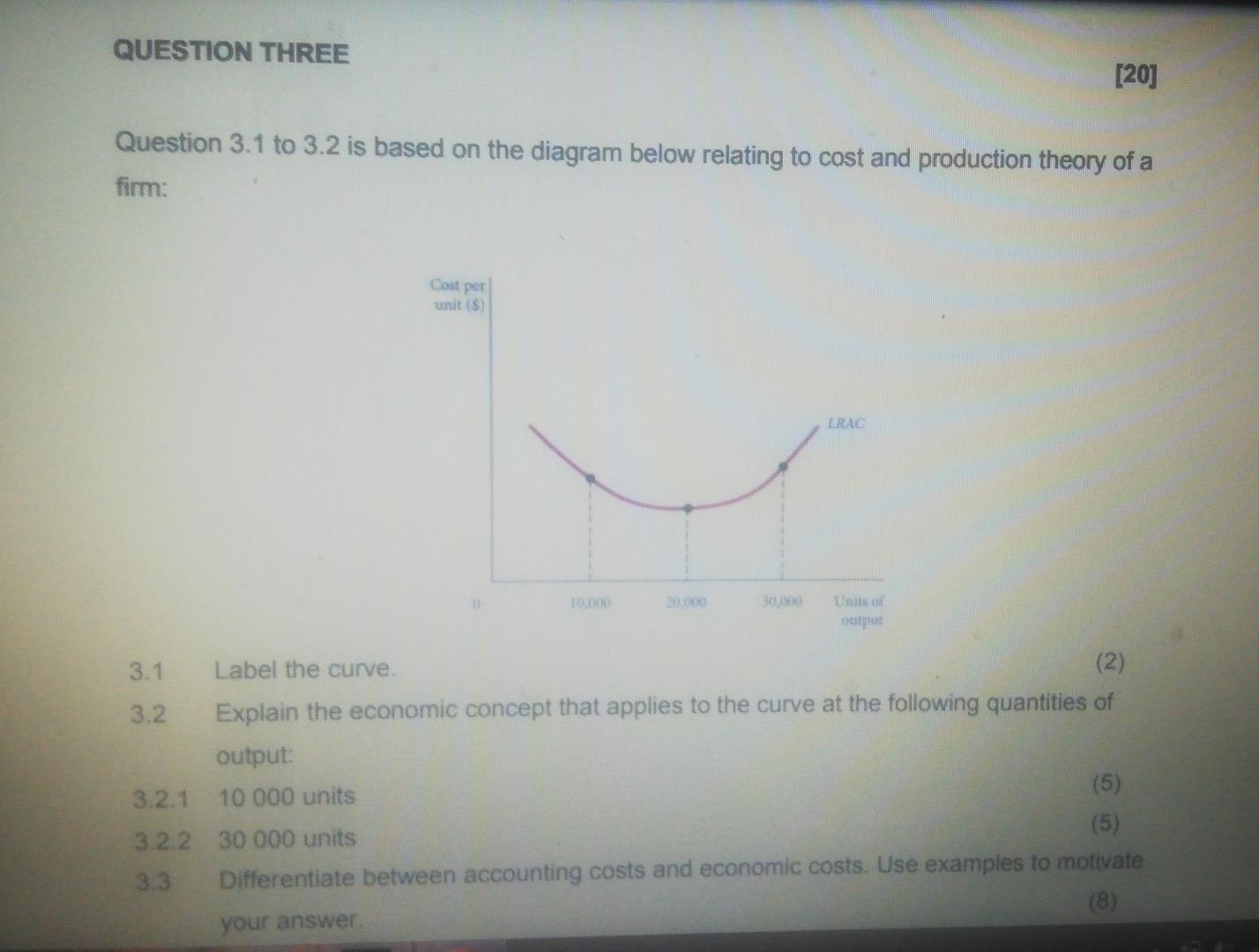 Solved Question 3.1 to 3.2 is based on the diagram below | Chegg.com