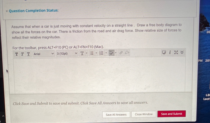 Solved Question Completion Status: Assume that when a car is | Chegg.com