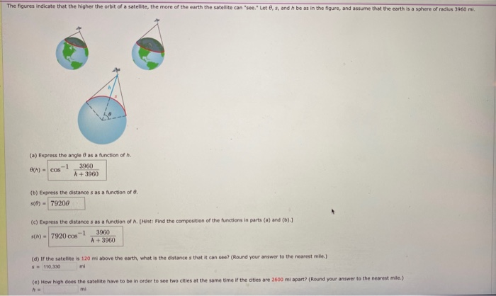 Solved The figures indicate that the higher the orbit of a | Chegg.com