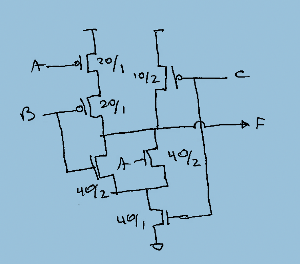 Solved For the CMOS logic circuit using MOSFETs with channel | Chegg.com