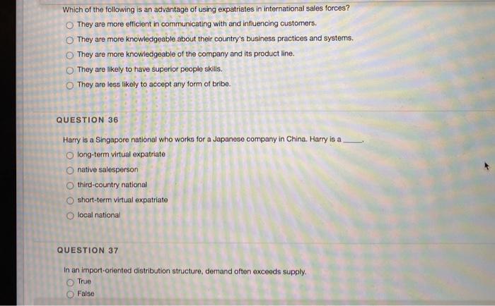 Solved Which Of The Following Is An Advantage Of Using Chegg