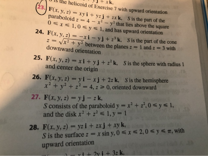 Solved J Xk U Is The Helicoid Of Exercise 7 With Upwar Chegg Com