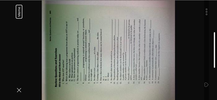 Solved Read Chapter 7: Introduction to Classes and Objects | Chegg.com