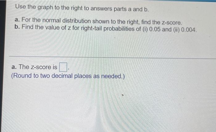 Solved Use The Graph To The Right To Answers Parts A And B. | Chegg.com