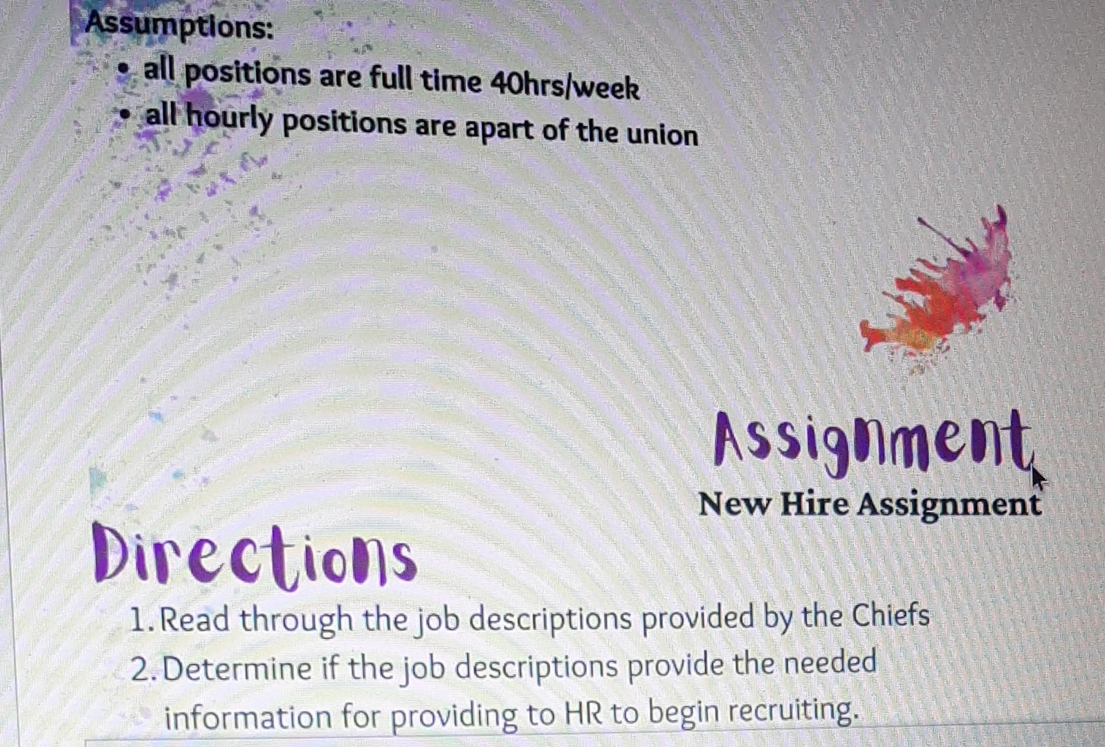 Solved The problem You have been working in your current | Chegg.com