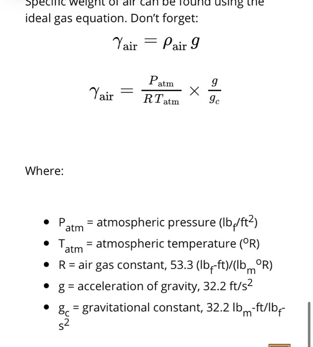 Solved Paragraph Ambient Temperature: Barometric Pressure: | Chegg.com