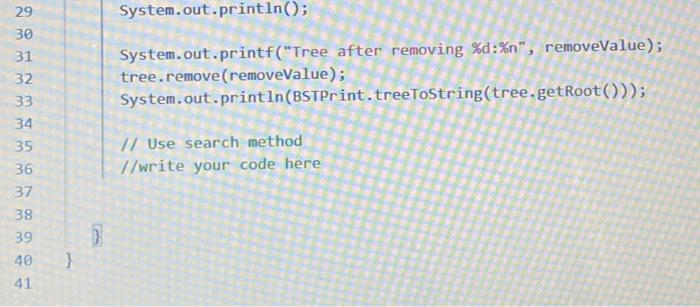 Solved A complete Binary Search Tree program (4 files) is | Chegg.com