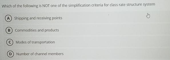 Solved Which of the following is NOT one of the | Chegg.com