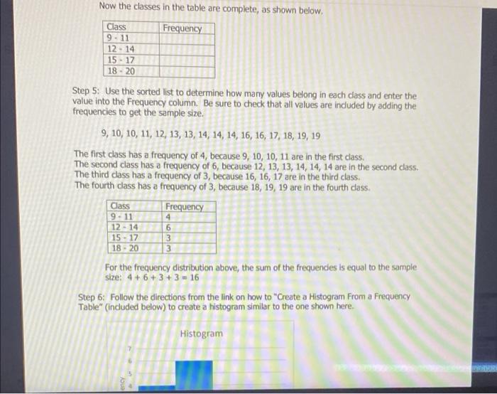 Solved Part 3: Creating Frequency Distributions and | Chegg.com