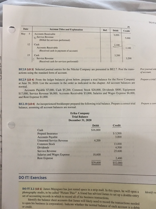 Solved Do Im J1 Date Account Titles And Explanation Ref 2981