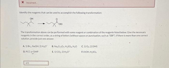 Solved The intermediate formed in the previous step is | Chegg.com