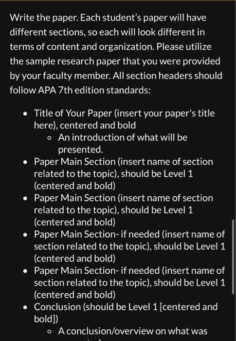 Solved A References Page is required for this assignment as | Chegg.com