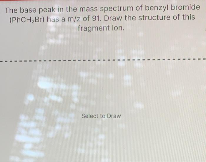 Solved The Mass Spectrum Of An Unknown Carbonyl Contained A | Chegg.com