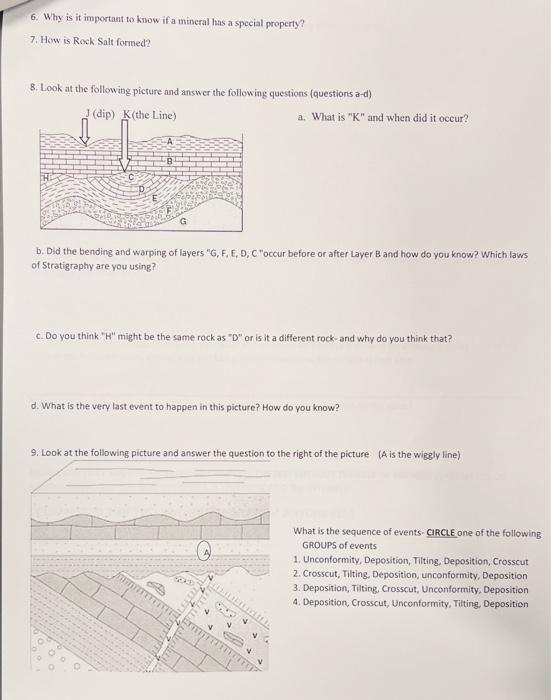 Solved I.FILL IN TH BLANK 1. Igneous Rocks made out of | Chegg.com