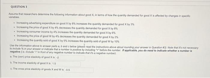 Solved QUESTION 4 When looking at the information given in | Chegg.com