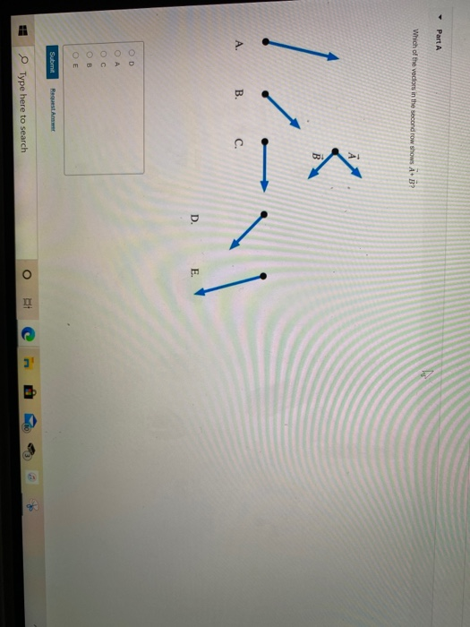 Solved Part A Which of the vectors in the second row shows Chegg