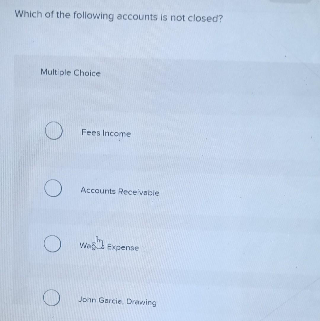 solved multiple choice questiona decrease in accounts ... Solved The Supplies account is: Multiple Choice reported on | Chegg.com