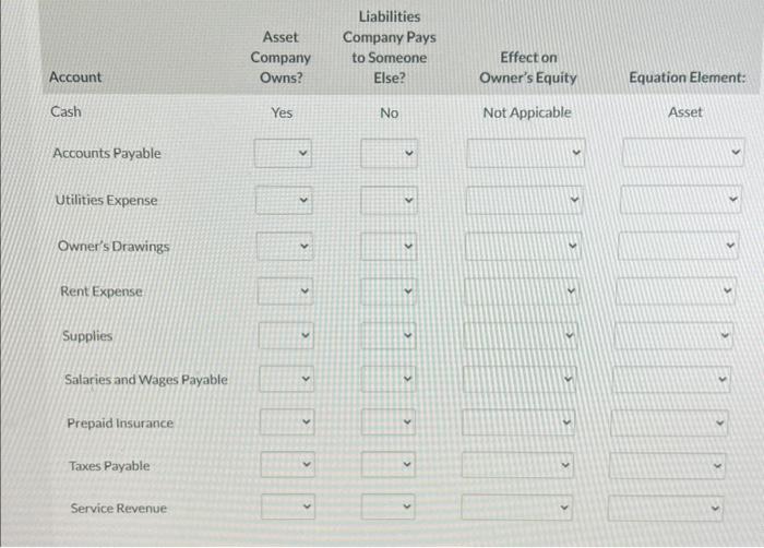 Solved Liabilities Asset Company Pays Company to Someone