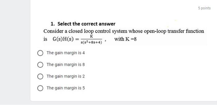 Solved subject : control solve the Questions below with | Chegg.com