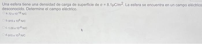 Solved A sphere has a surface charge density of σ = | Chegg.com